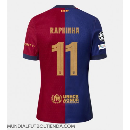 Camiseta Barcelona Raphinha Belloli #11 Primera Equipación Replica 2024-25 mangas cortas